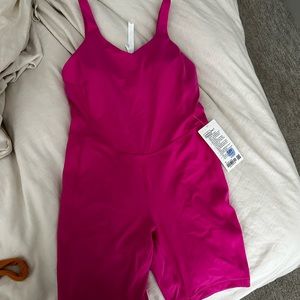 Lululemon Align Bodysuit - Size 12 - Pink
